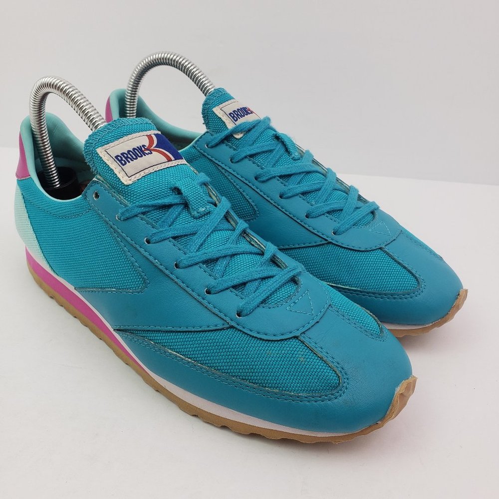 Women's Teal and Pink Sneakers